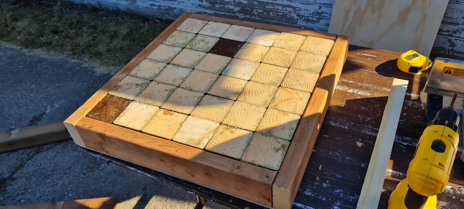 Finished Knife Target