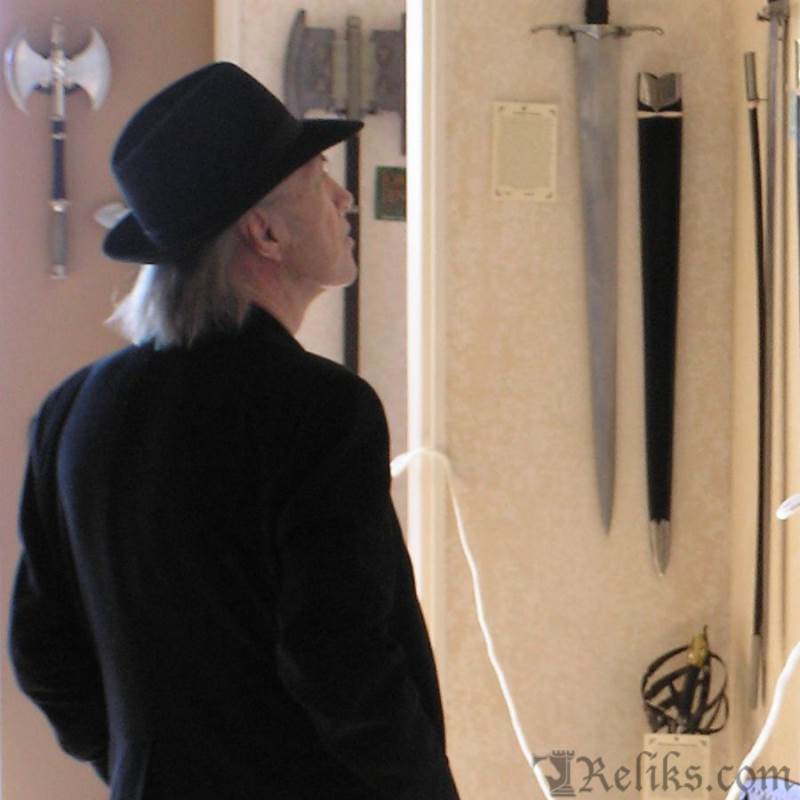 David Carradine (Kill Bill, Kung Fu) Admiring Our Swords At Our 5Th Year Anniversary