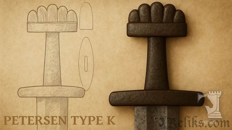 Viking Sword Type K – Five-Part Pommel