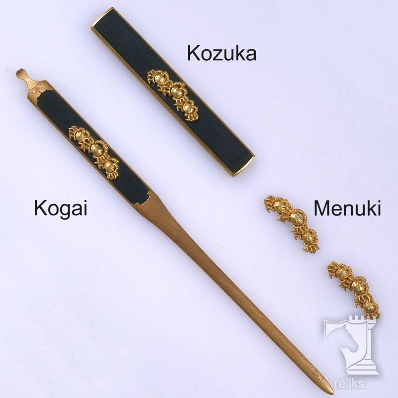 Antique Mitokoromono Set Including Matching Menuki