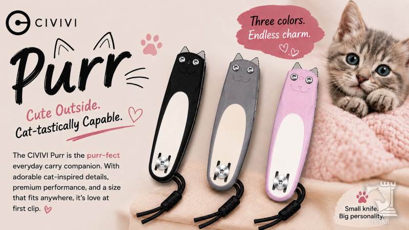 CIVIVI Purr: A Cat-Inspired...