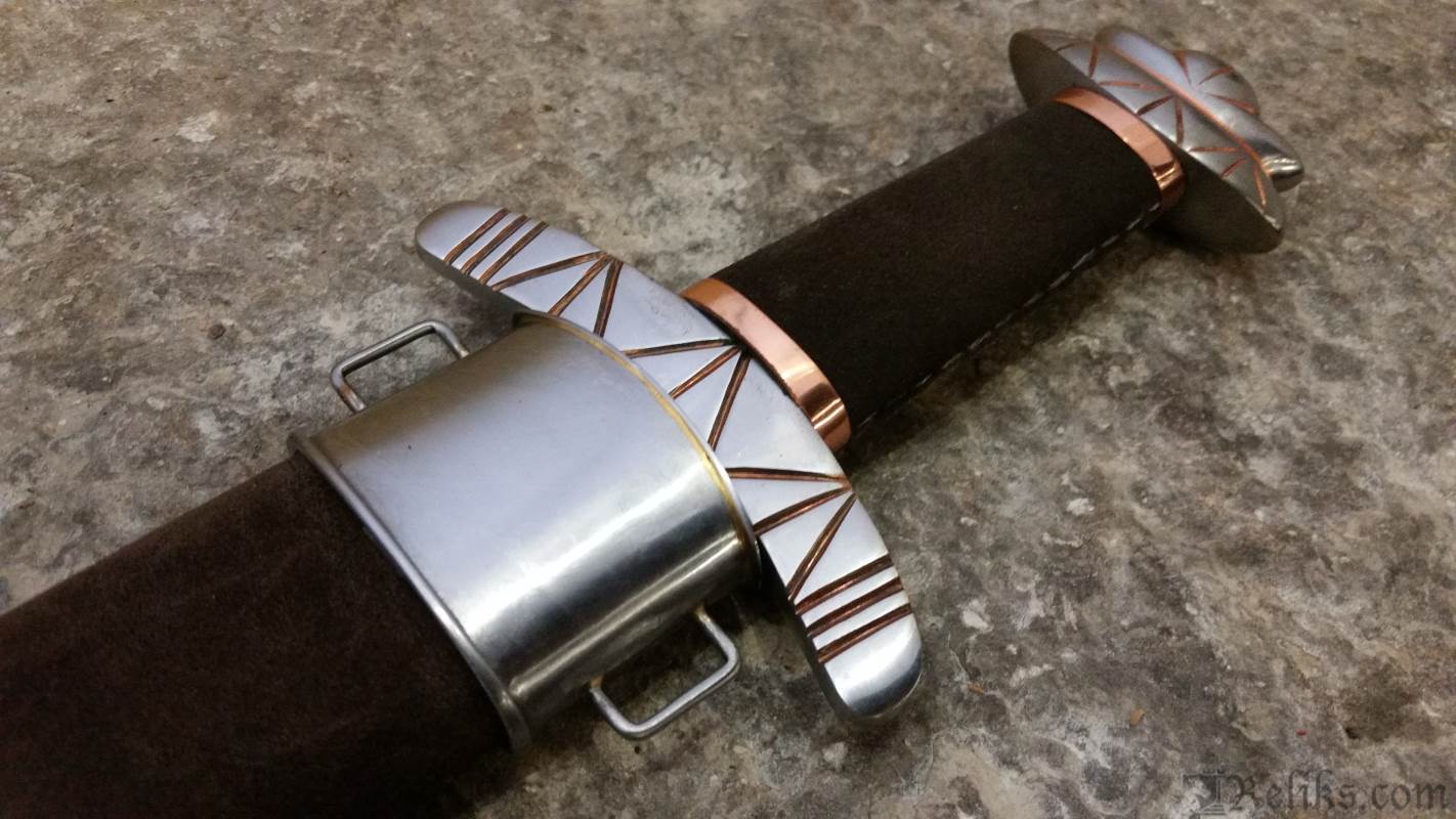 matching leather scabbard
