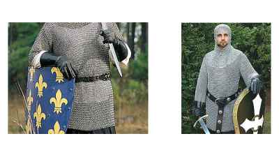 Butted Steel Chainmail Shirt