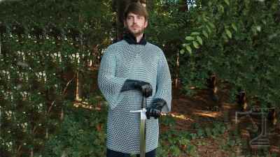 Butted Steel Chainmail Shirt