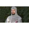 riveted aluminum chainmail coif