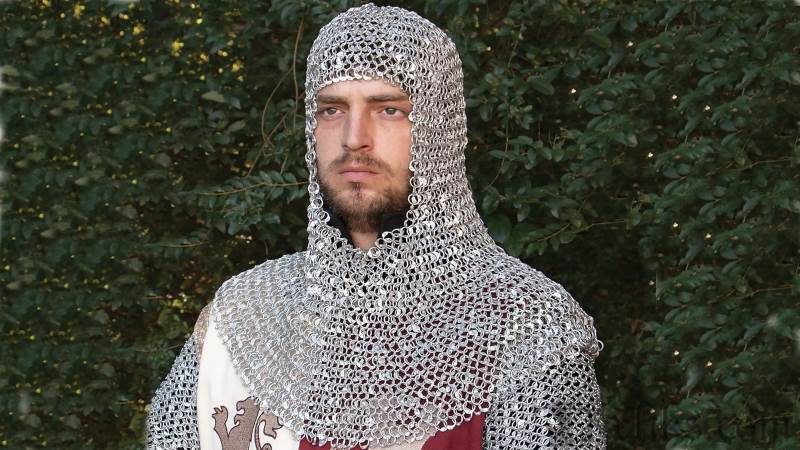 Riveted Aluminum Chainmail Coif