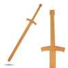wooden knight sword