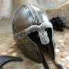 embossed nordic viking helmet