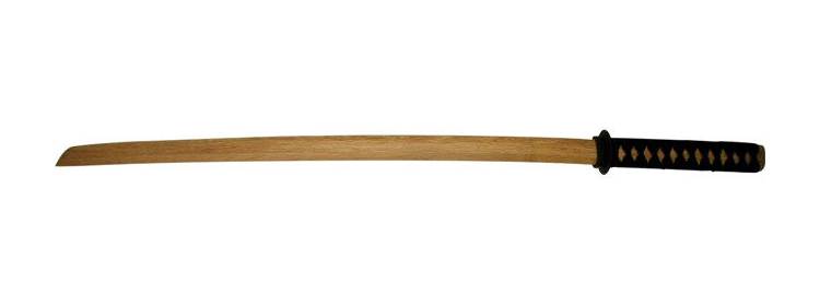 Bokken with Handle Wrap - Natural