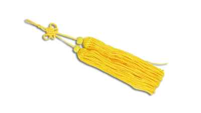 Yellow Tai Chi Sword Tassel