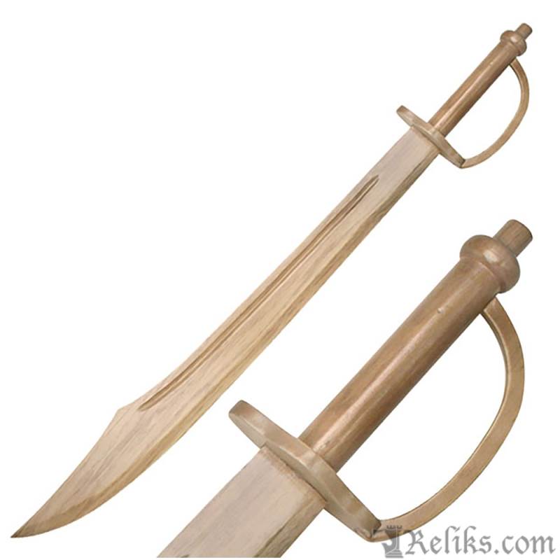 wood pirate sword