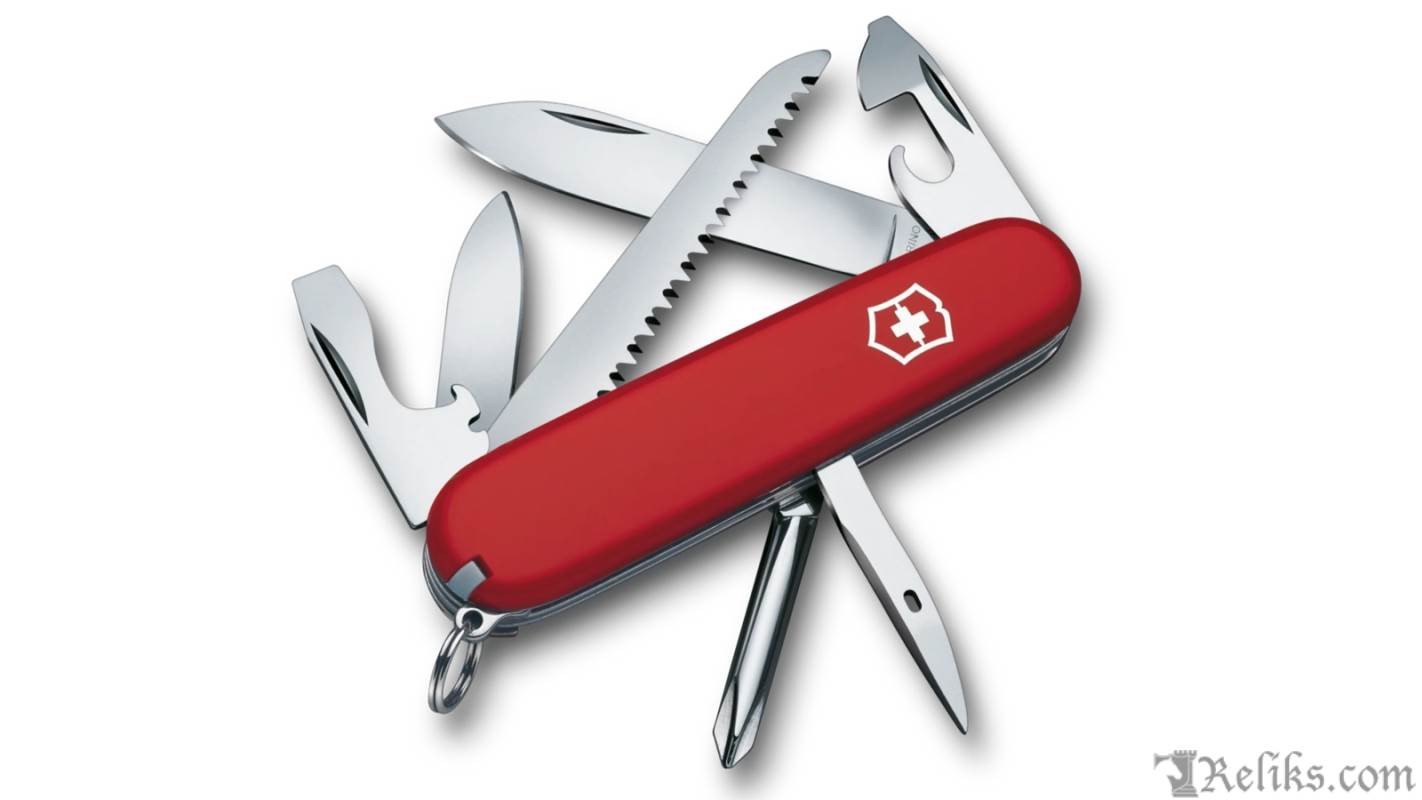 Hiker Red Knife