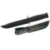 full size black kabar serrated edge