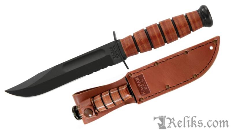 USA Short Serrated Knife