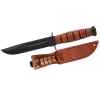 kabar short utility knife leather