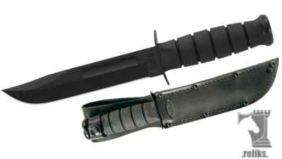 Black Fixed Blade Knife