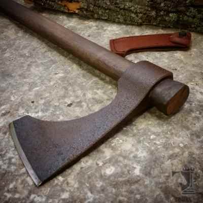 Short Bearded Axe -Antiqued