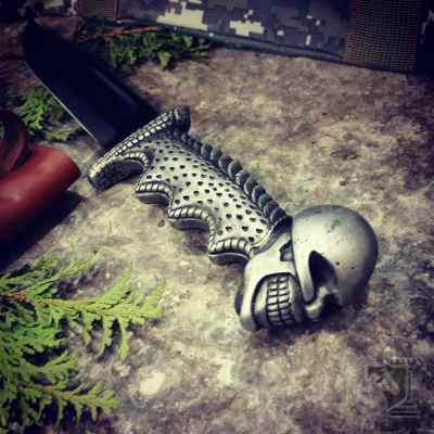Skull Head Fighting Knife