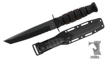 Tanto Short Serrated w/Kydex