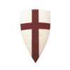 painted crusader shield