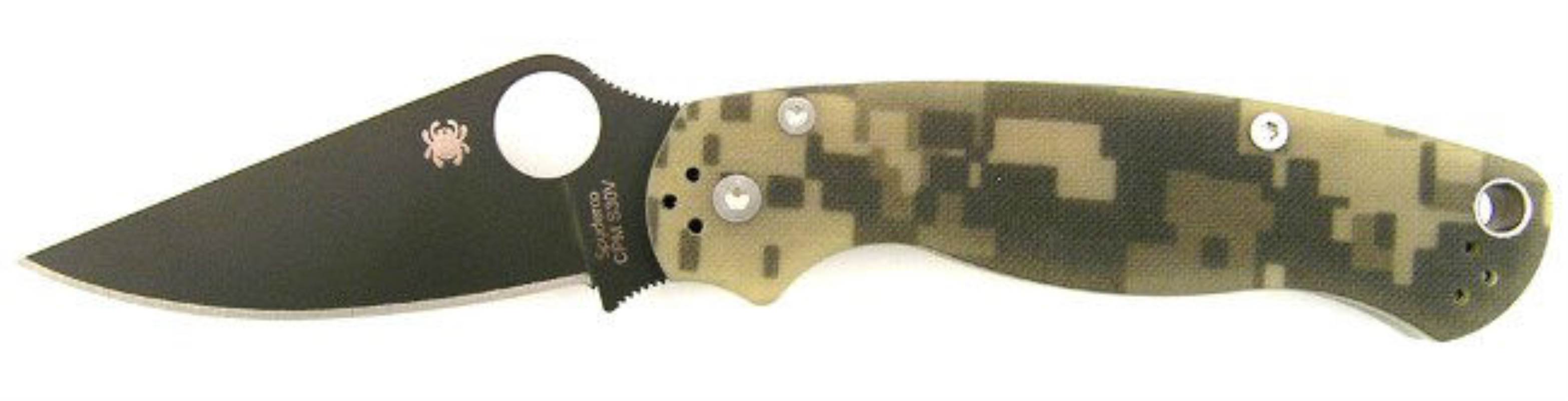 Para-Military2 Camo Handle Black Blade