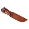 short brown leather sheath