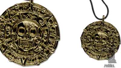 Aztec Coin Necklace