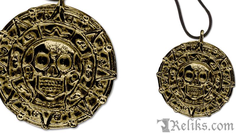 Aztec Coin Necklace