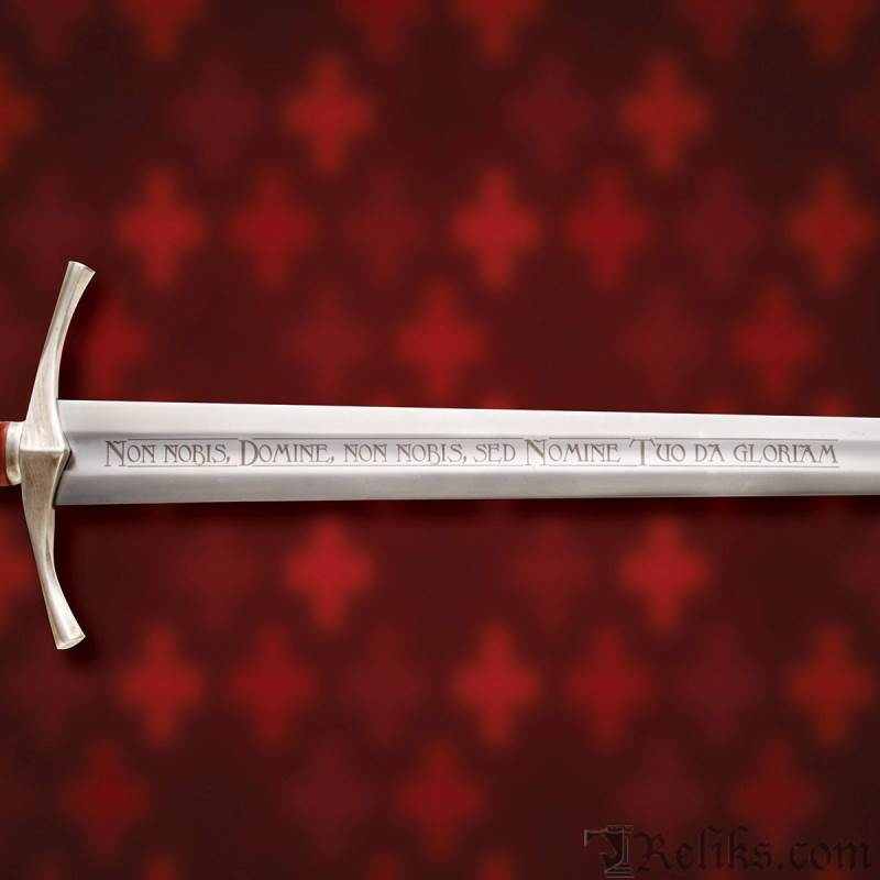 the accolade sword inscription
