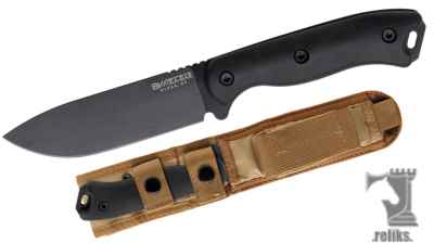Short Becker Drop Point Knife