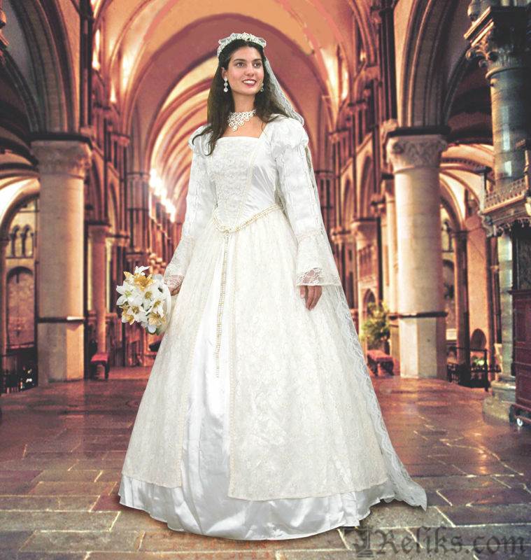  Renaissance  Wedding  Gown Veil Dresses  and Skirts 