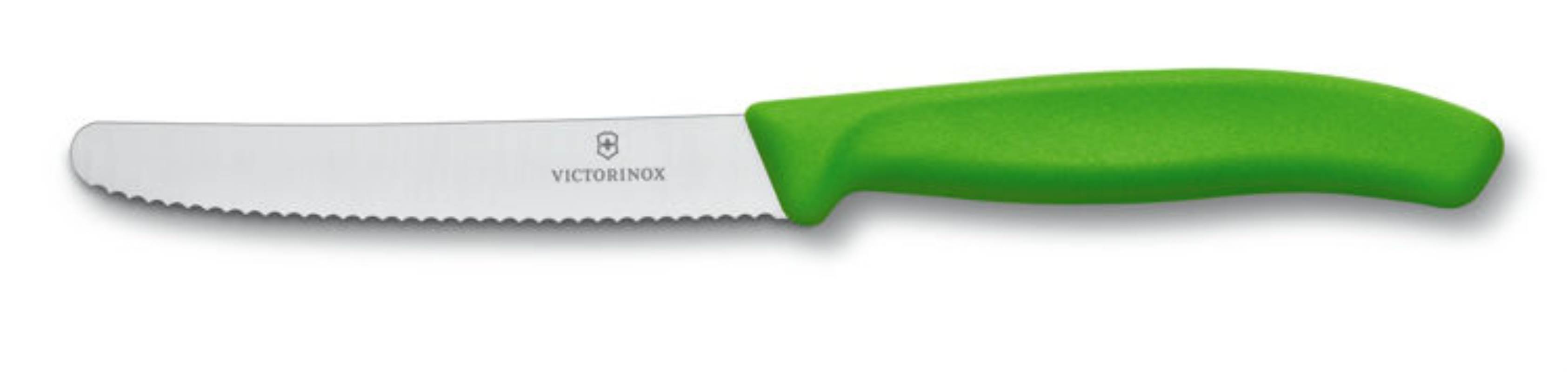 Green Serrated Edge Utility Knife