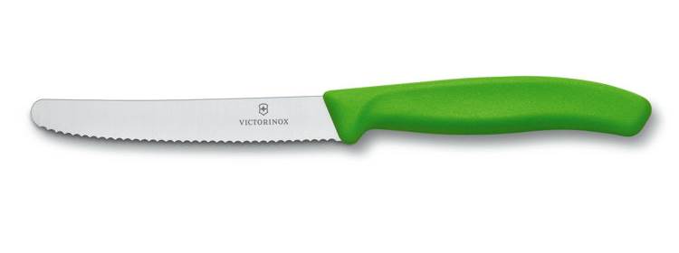 Green Serrated Edge Utility Knife
