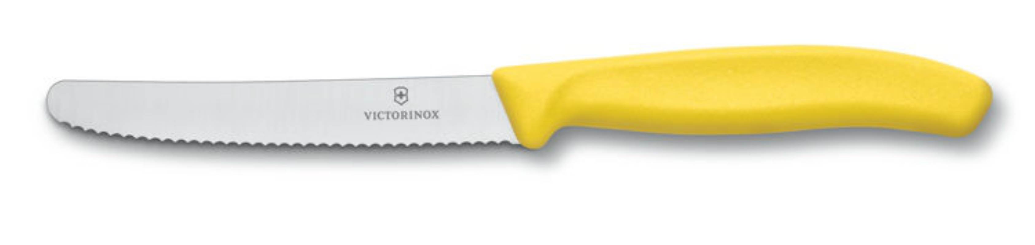 Yellow Serrated Edge Utility Knife