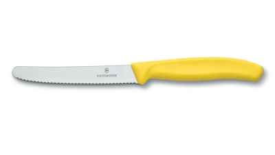 Yellow Serrated Edge Utility Knife
