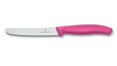 Pink Serrated Edge Utility Knife
