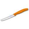 orange serrated utility knife