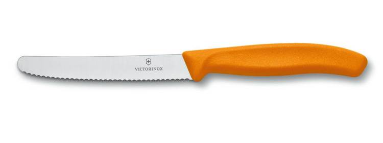 Orange Serrated Edge Utility Knife
