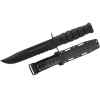full size black ka bar serrated