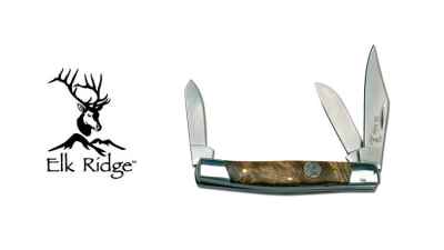 Stockman Knife  Maple Burl