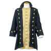 Heavy blue woolen pirate coat 
