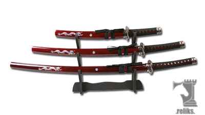 Burgundy Dragon Samurai Set
