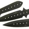 stone washed throwing knives