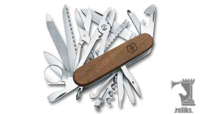 SwissChamp Wood Handle