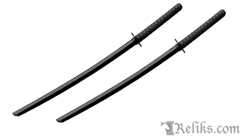 Dojo Pack - 2 Textured Poly Bokken