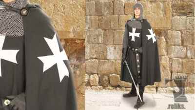 Hospitaller Hooded Cape
