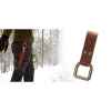 dangler with cognac belt loop