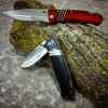 Brown Lockback Folding Knife 2 colors