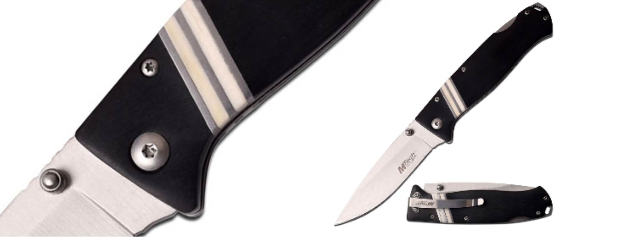 Black Lockback Folding Knife