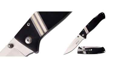 Black Lockback Folding Knife